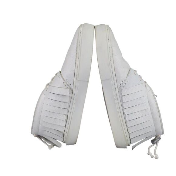 Clear Weather Shoes Mens 11 Sneaker Chukka Boot One O One White Leather Casual - Picture 8 of 13